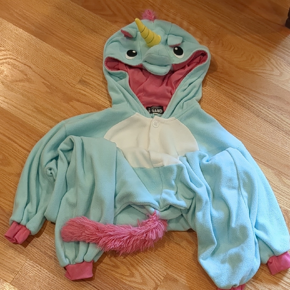 AND Kids Unicorn Costume - Teal and Pink